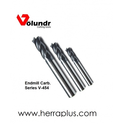 Endmill Carb. V-454     1/4 x 1/4 x 3/4 x 2-  4F TiAlN    Square end 