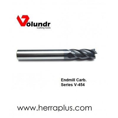 Endmill Carb. V-454     1/4 x 1/4 x 3/4 x 2-  4F TiAlN    Square end 